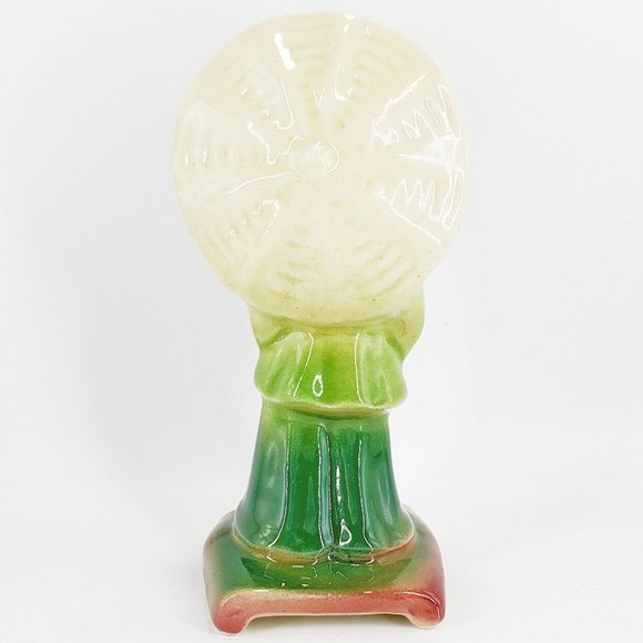 VTG Shawnee Chinese Girl w/Umbrella Planter Ceramic Pottery USA #601 MCM Asian - Picture 3 of 6